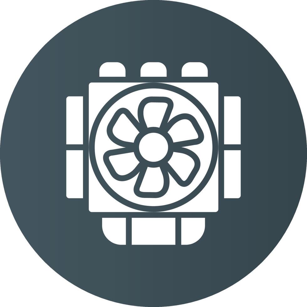 Heatsink Creative Icon Design vector