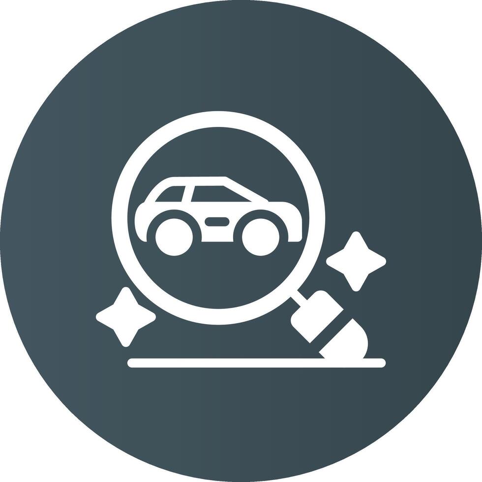 Car Finder Creative Icon Design vector