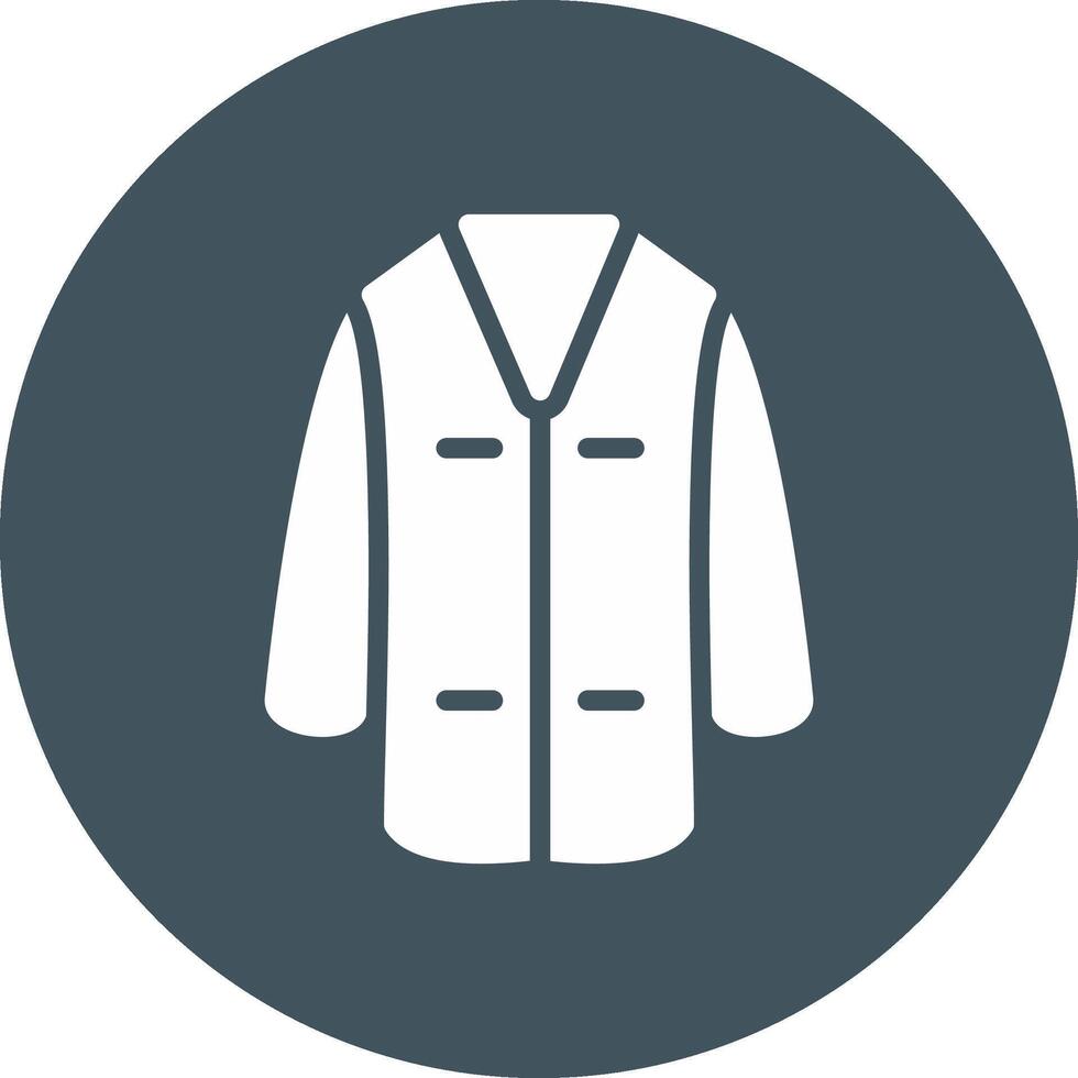 Lab Coat Creative Icon Design vector