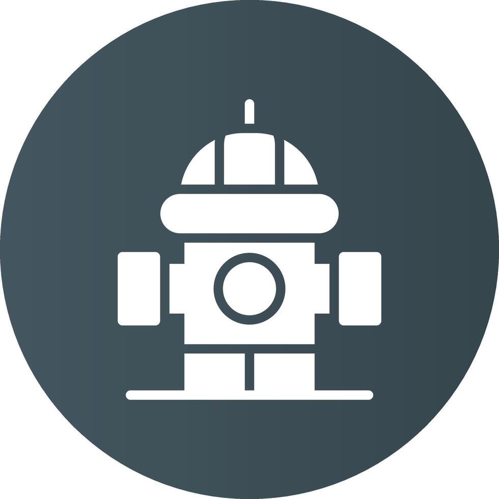 Fire Hydrant Creative Icon Design vector