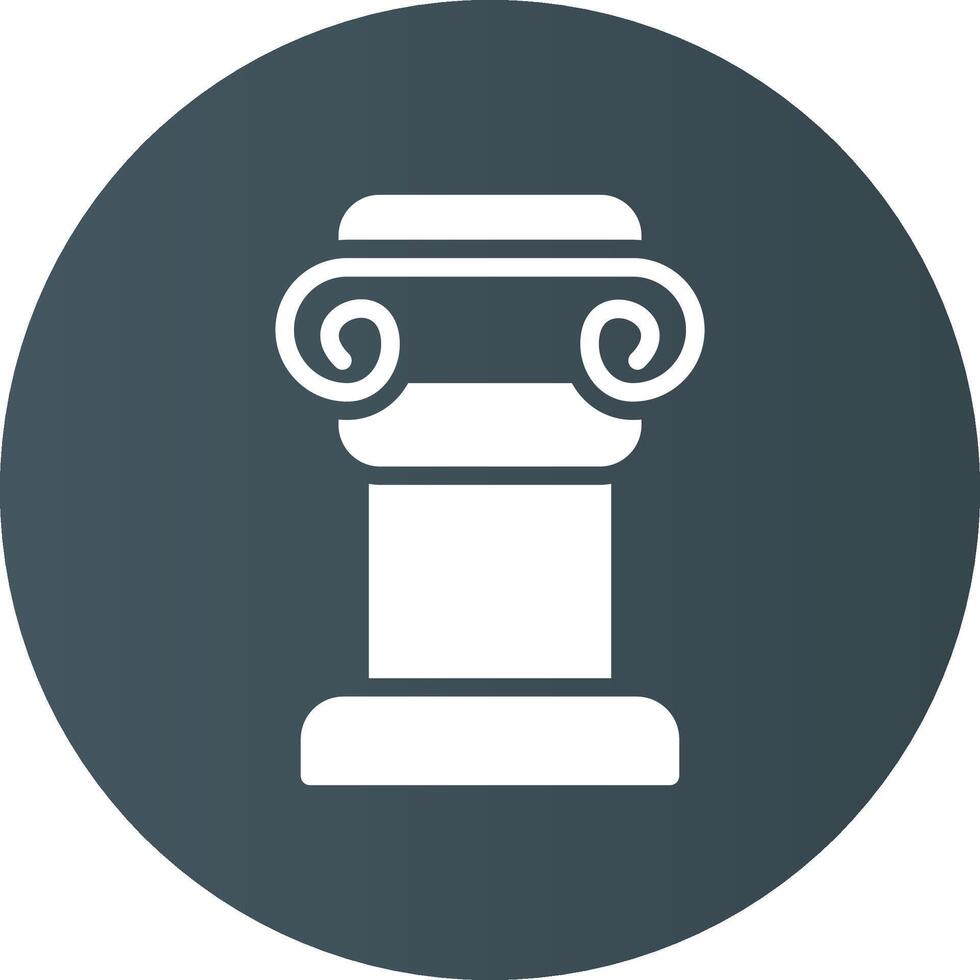 Pillar Creative Icon Design vector