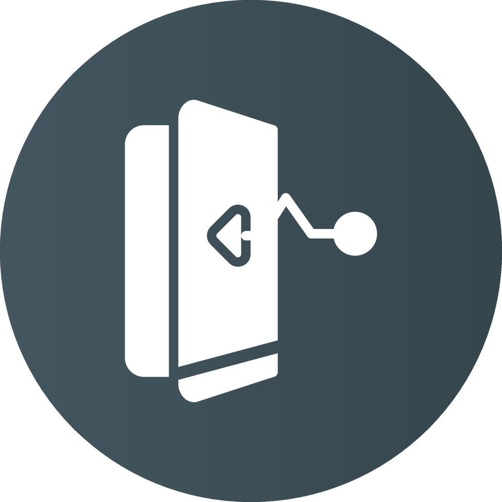 Exit Strategy Creative Icon Design vector