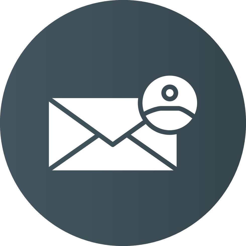 Contact Email Creative Icon Design vector