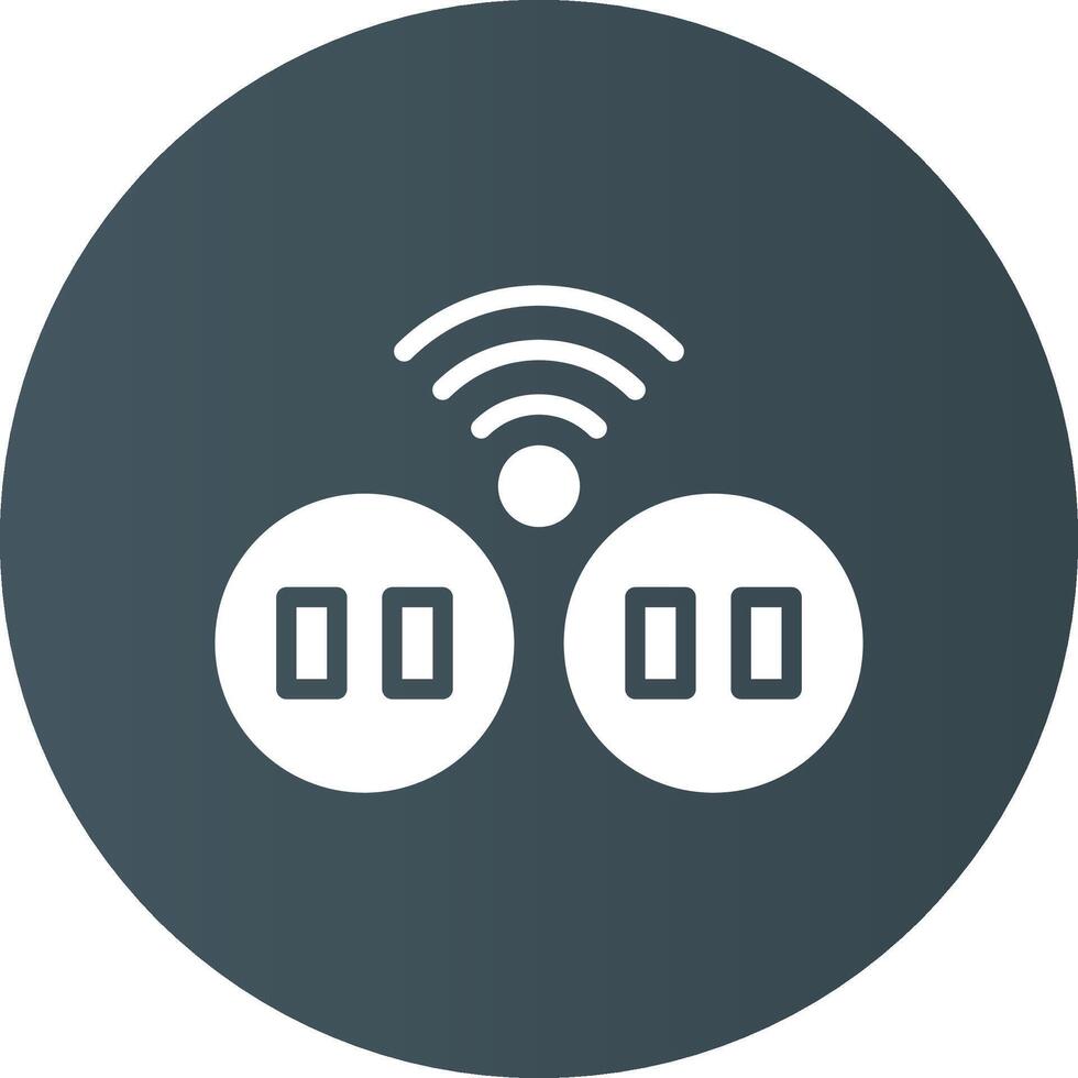 Smart Socket Creative Icon Design vector