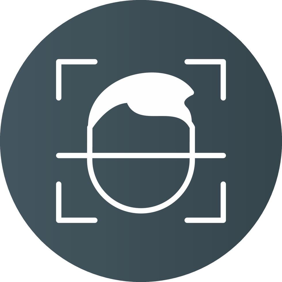 Face Id Creative Icon Design vector