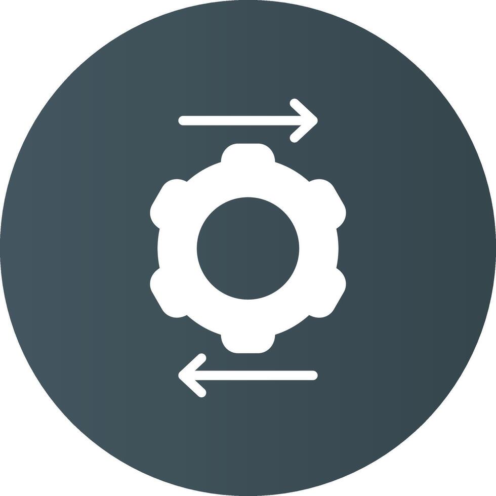 Machine to Machine Creative Icon Design vector