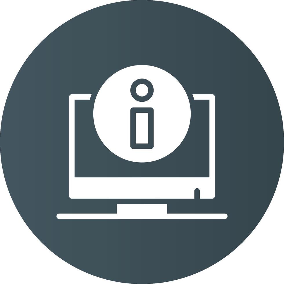 Digital Information Creative Icon Design vector