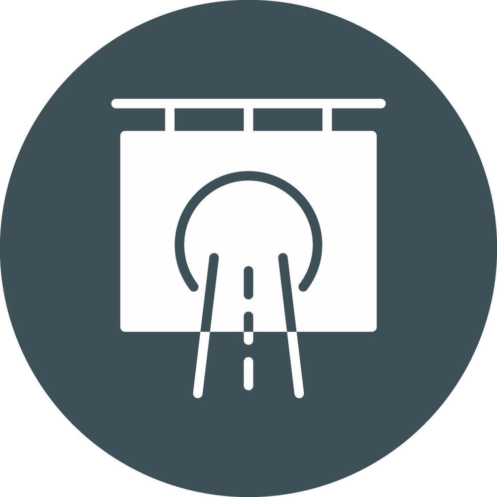 Tunnel Creative Icon Design vector