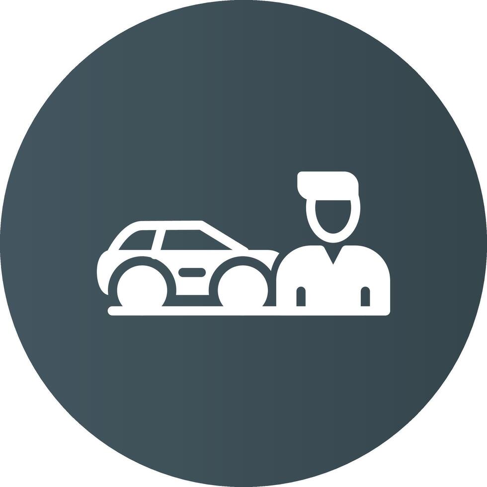 Used Car Dealership Creative Icon Design vector