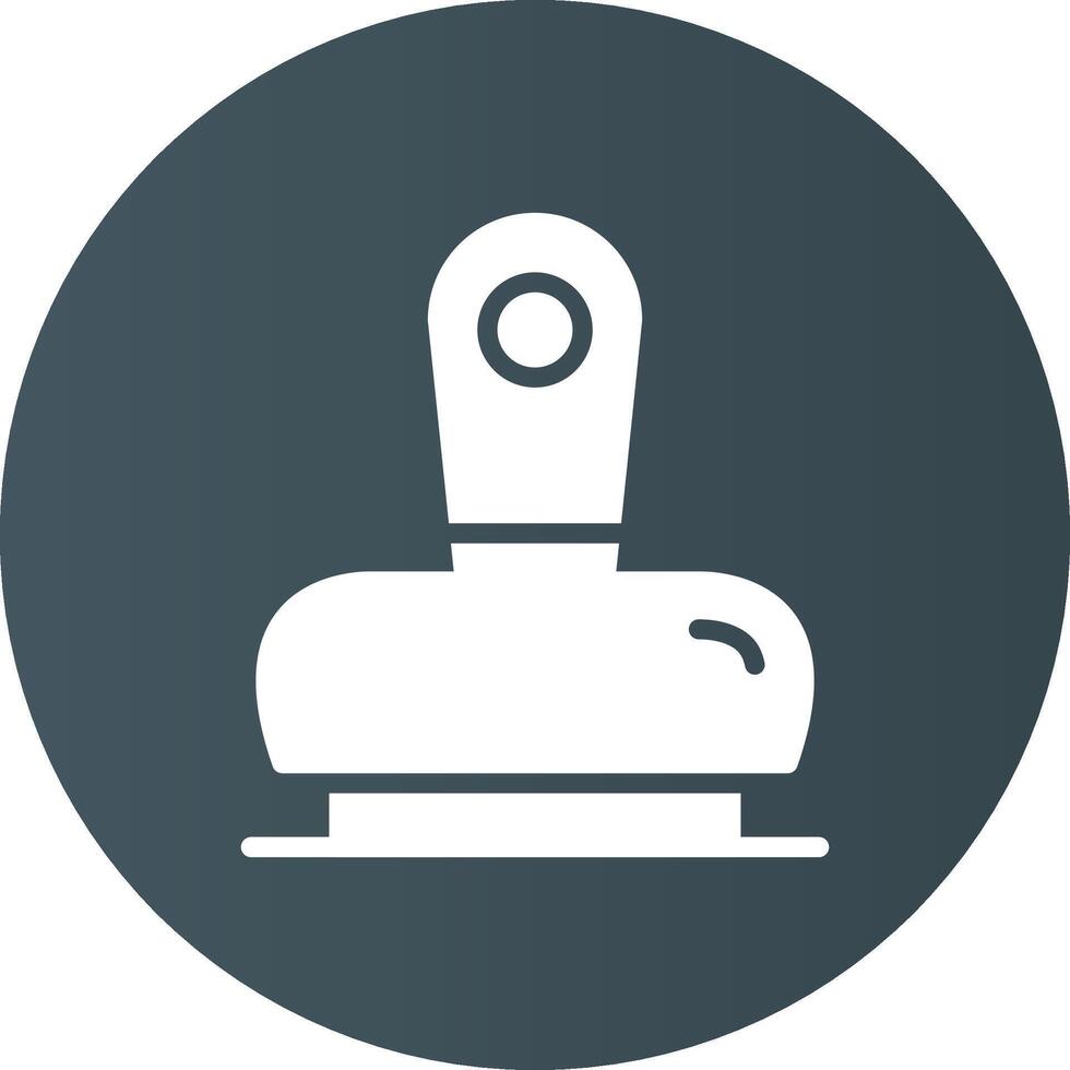 Rubber Stamp Creative Icon Design vector