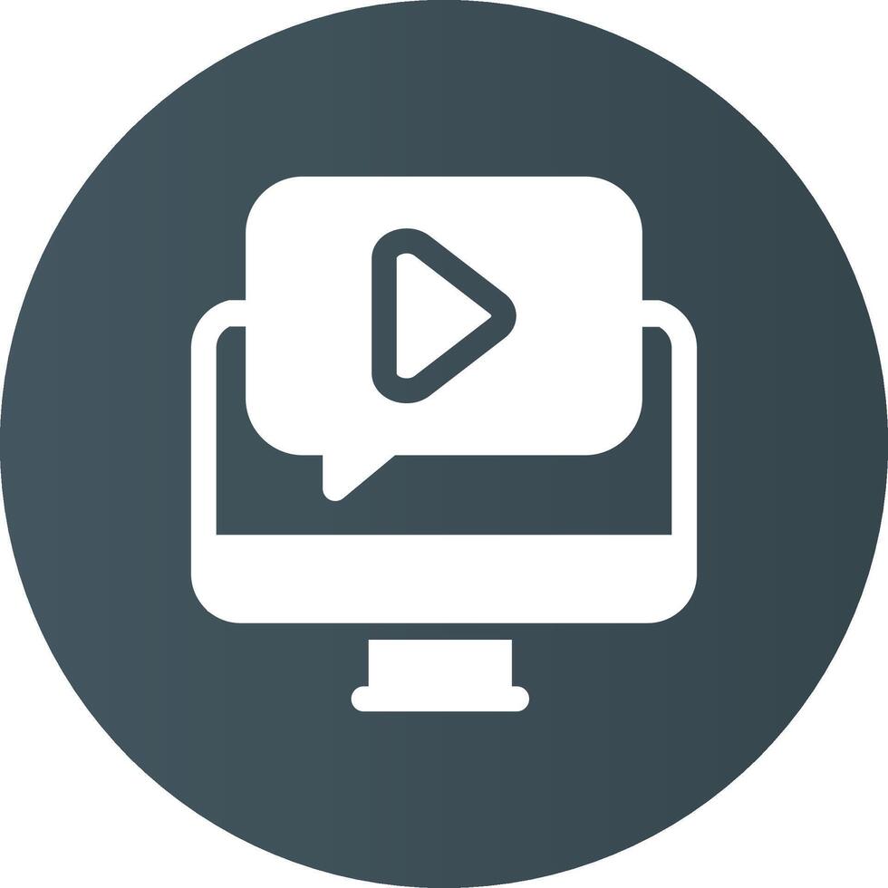 Video Tutorial Creative Icon Design vector