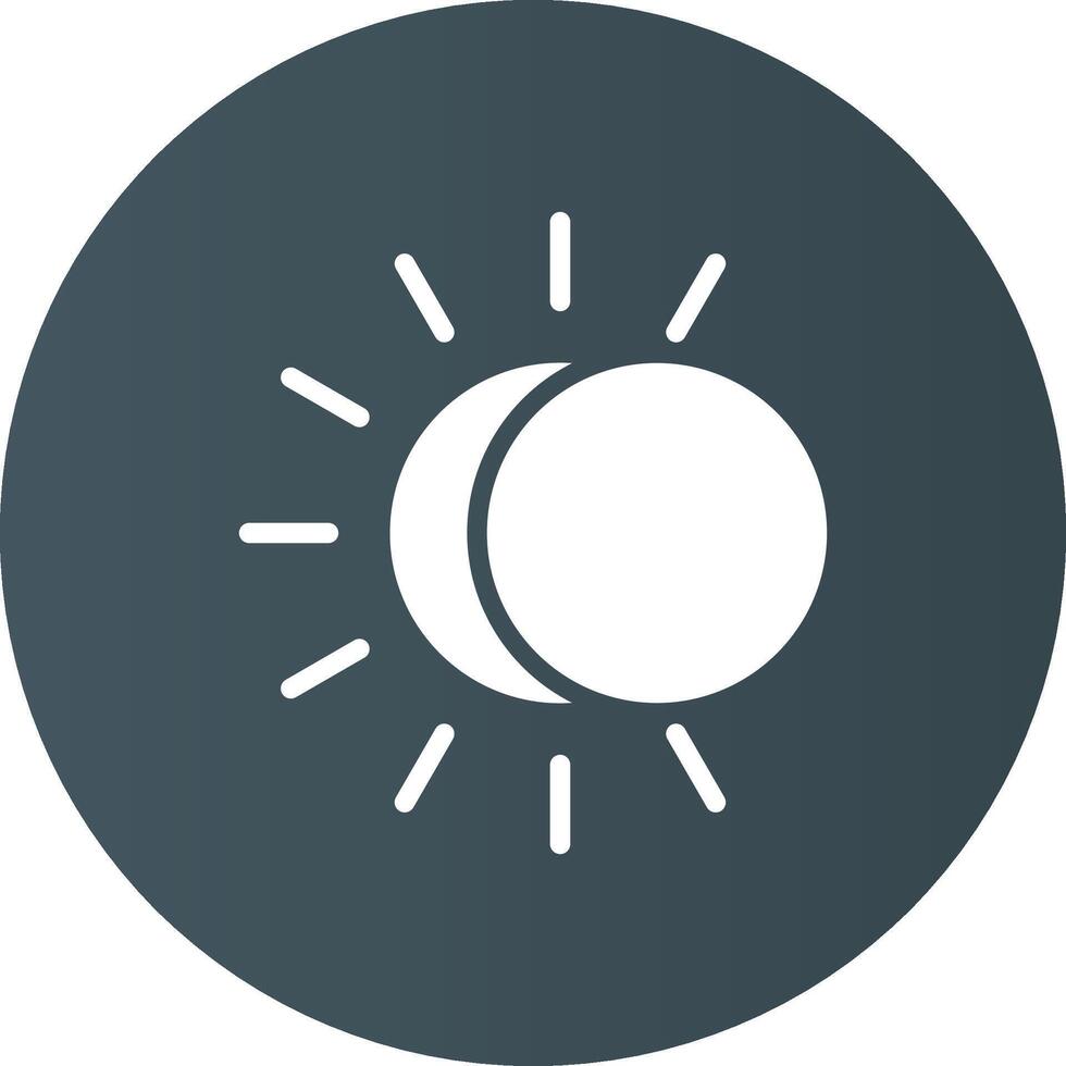 Eclipse Creative Icon Design vector