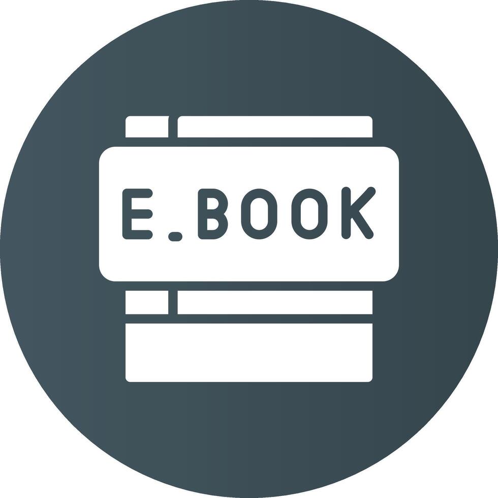 Ebooks Creative Icon Design vector