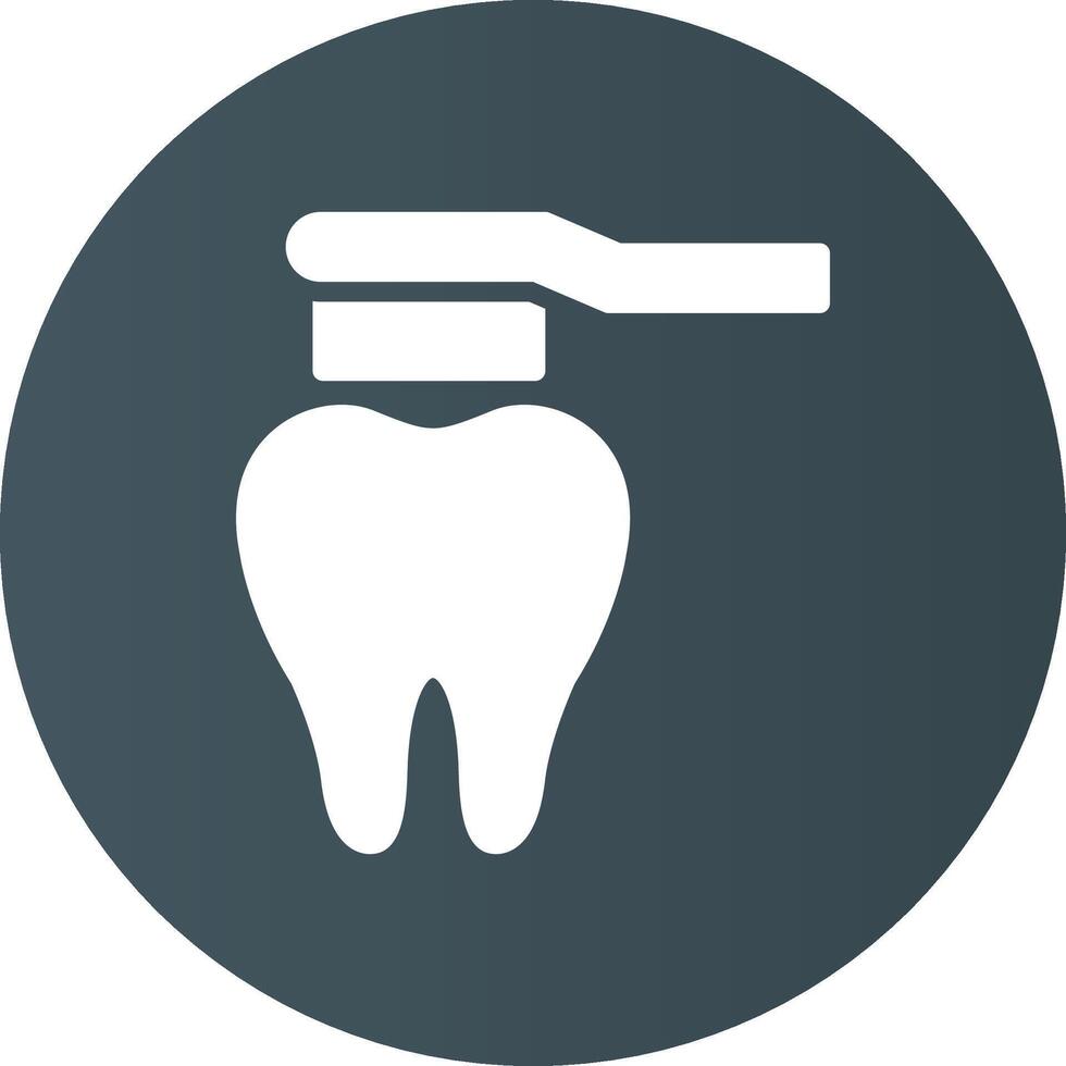 diseño de icono creativo de cepillo de dientes vector