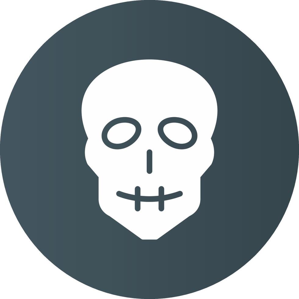 diseño de icono creativo de calavera vector