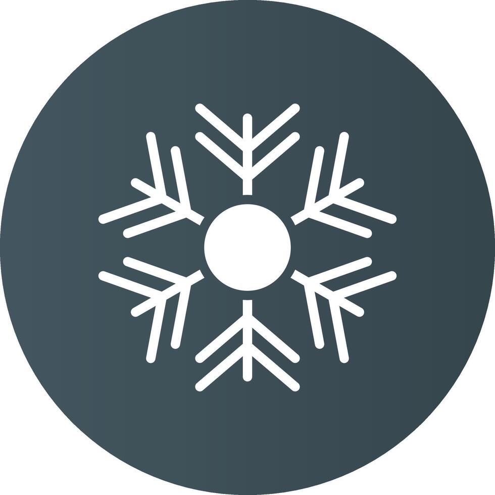 diseño de icono creativo de copo de nieve vector