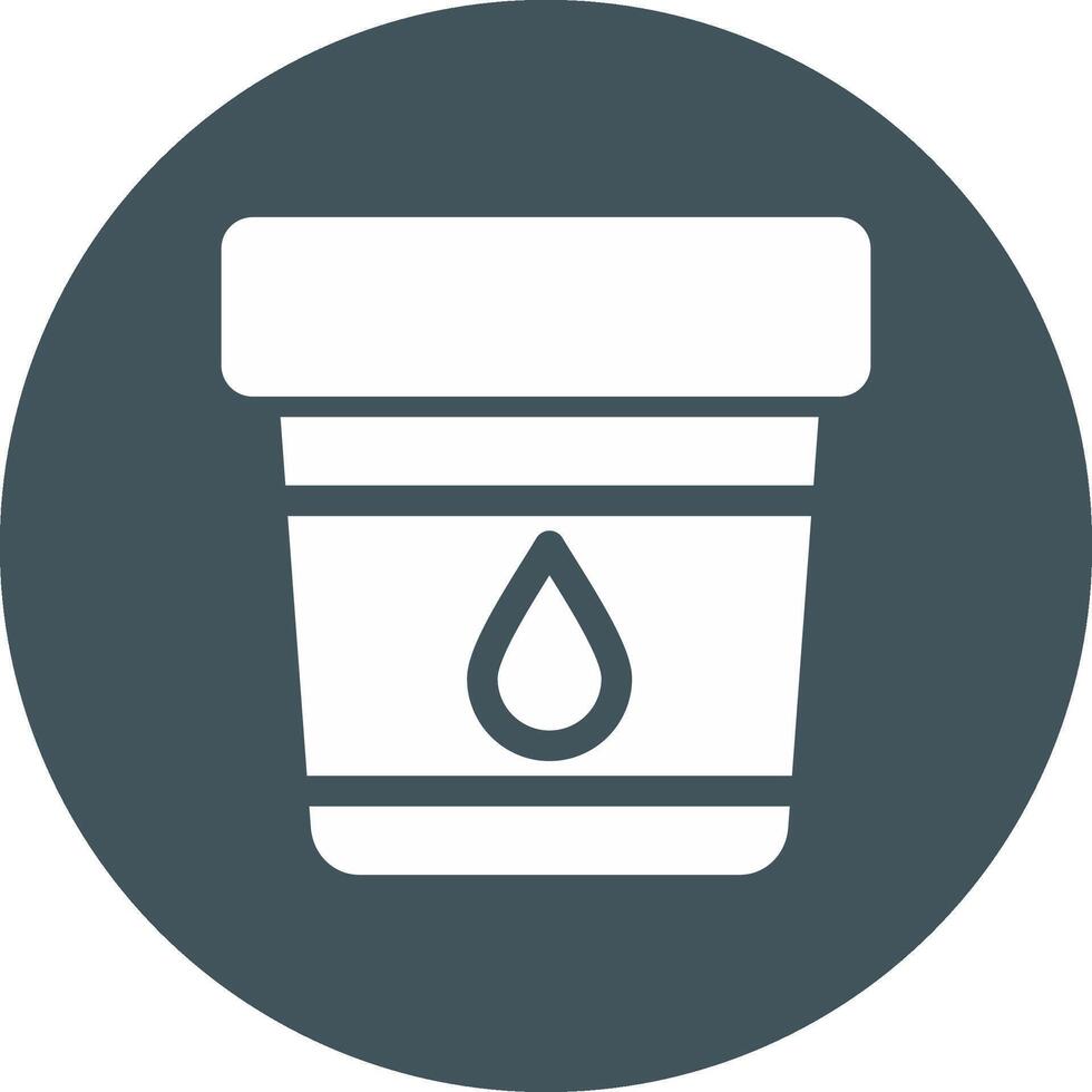 Urine Sample Creative Icon Design vector