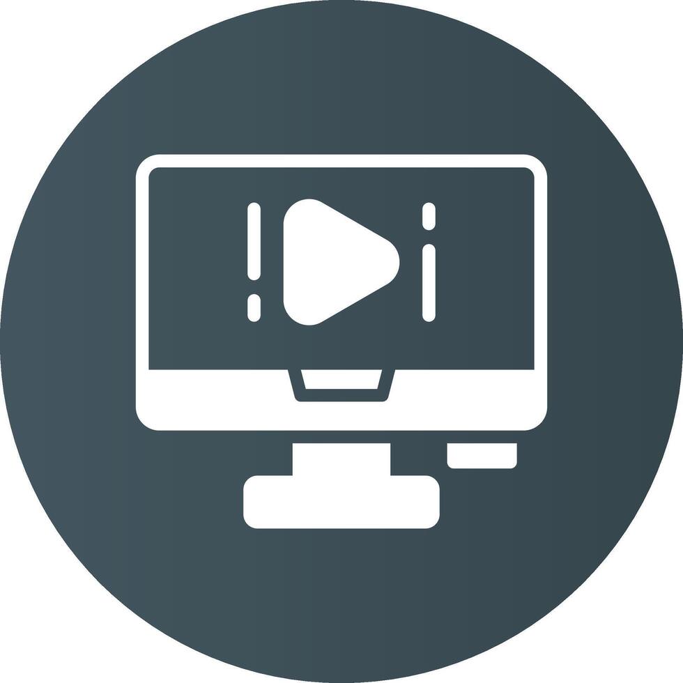 Watch TV Creative Icon Design vector