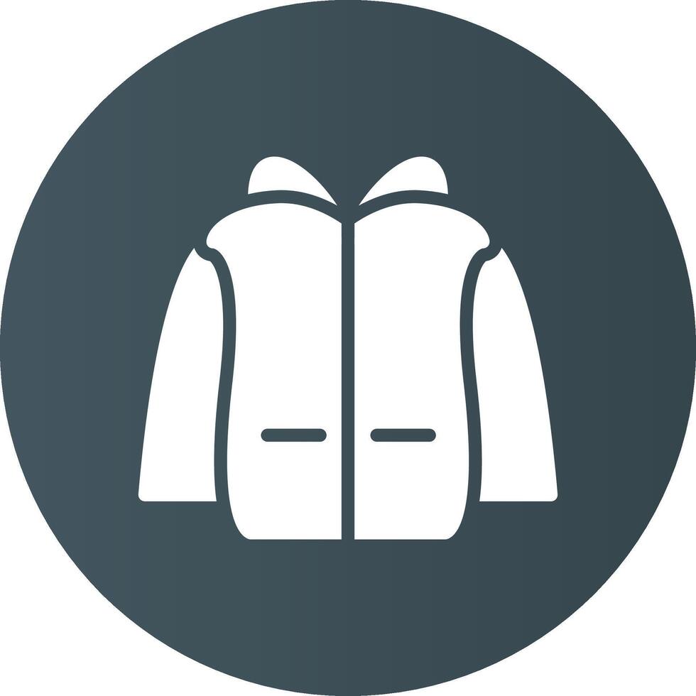 diseño de icono creativo de chaqueta vector