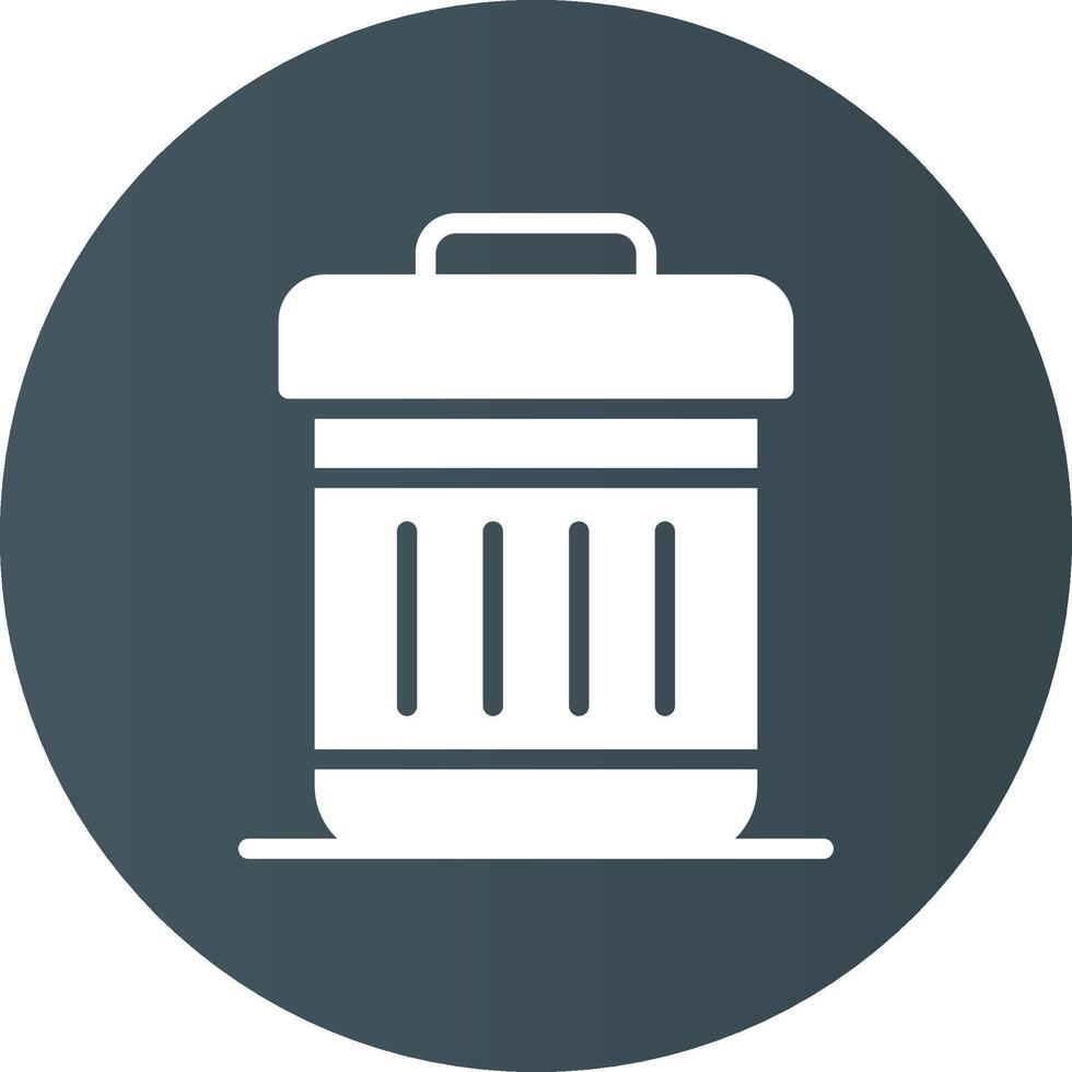 Garbage Creative Icon Design vector