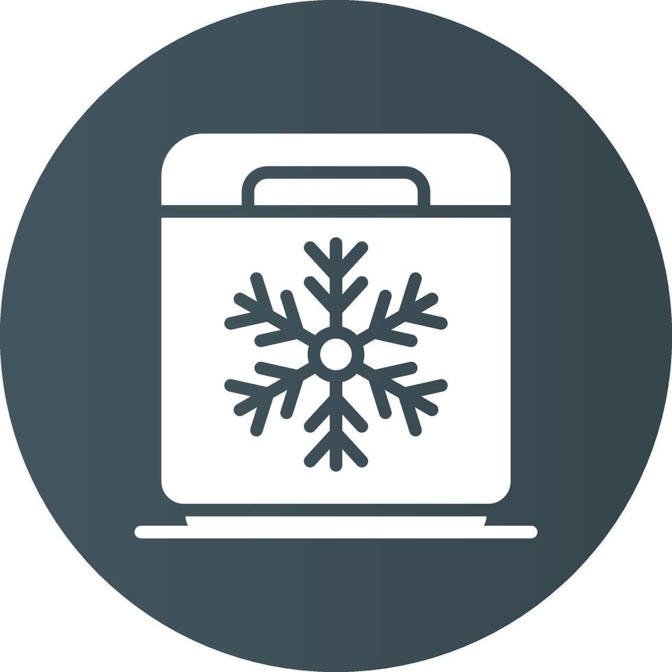 Freezer Creative Icon Design vector