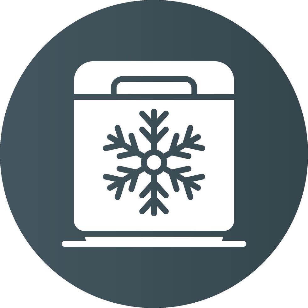 Freezer Creative Icon Design vector