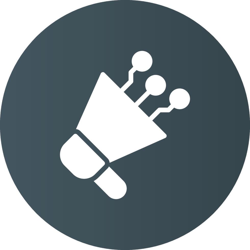 Content Marketer Creative Icon Design vector