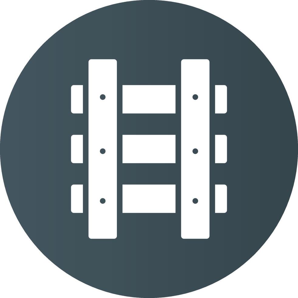 Train Tracks Creative Icon Design vector