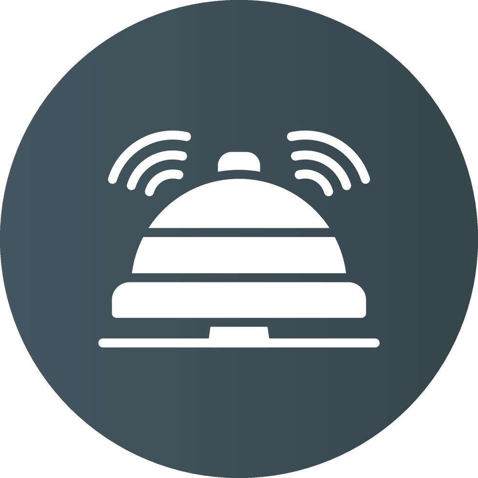 Reception Bell Creative Icon Design vector