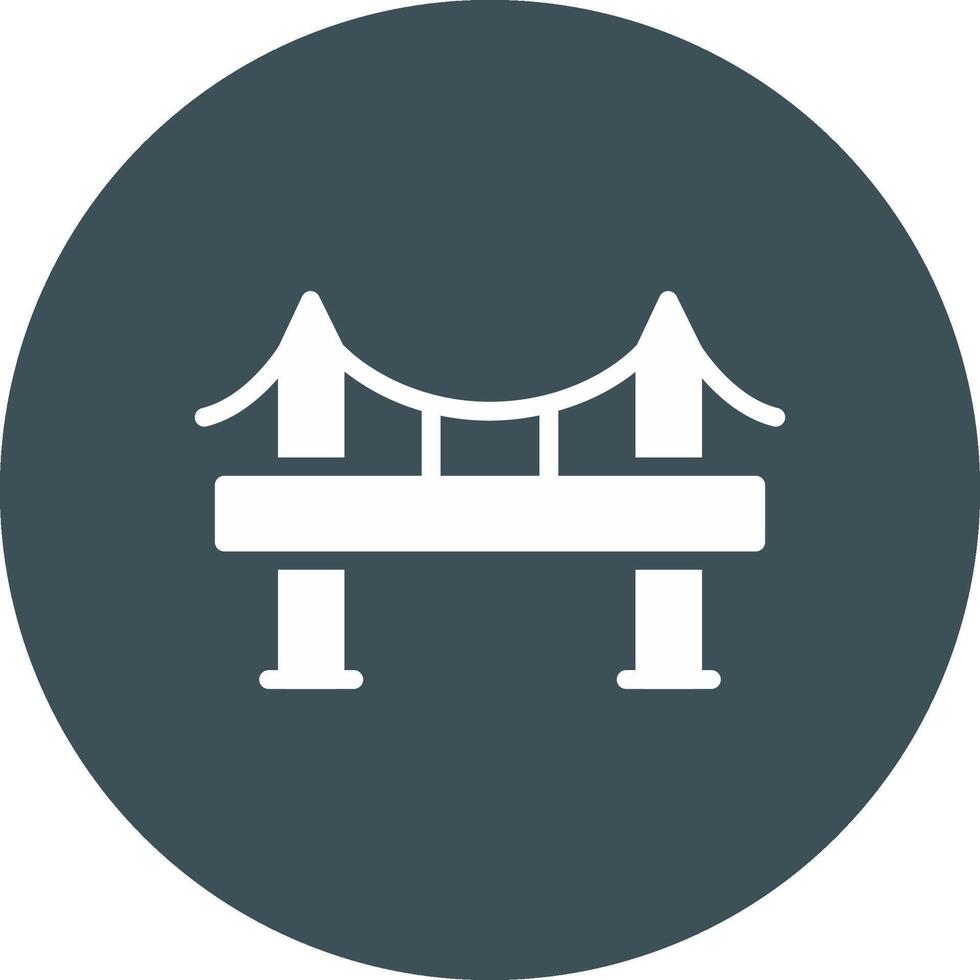 Bridge Creative Icon Design vector