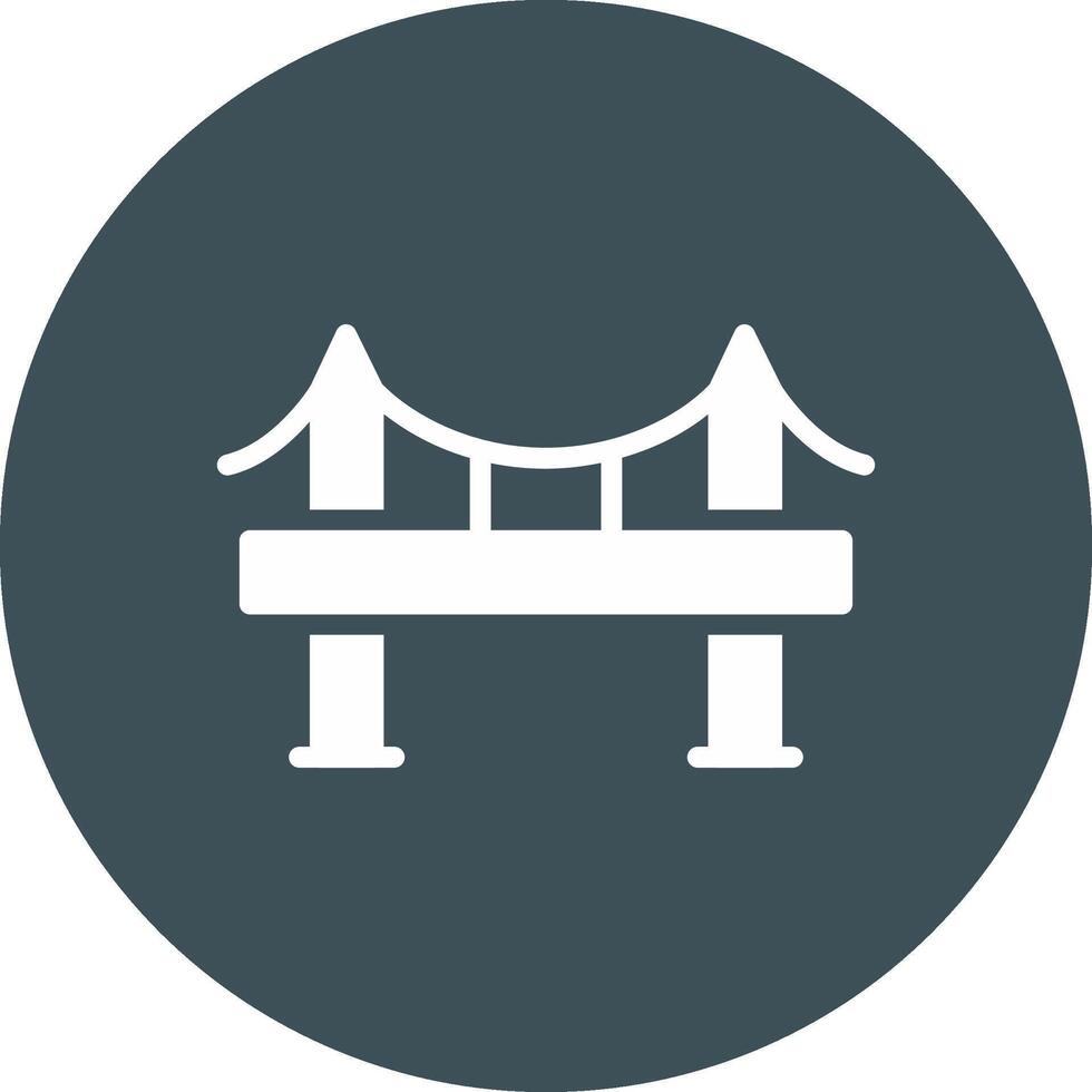 Bridge Creative Icon Design vector