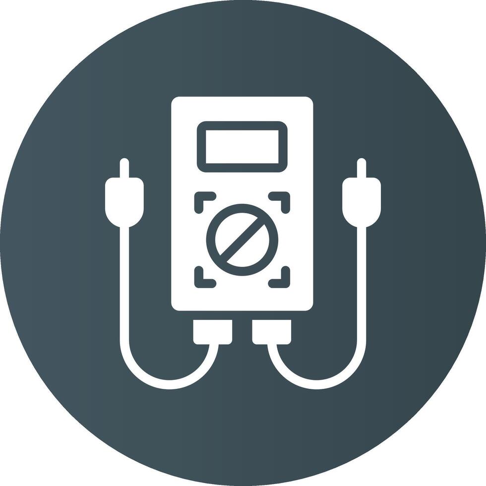 Multimeter Creative Icon Design vector