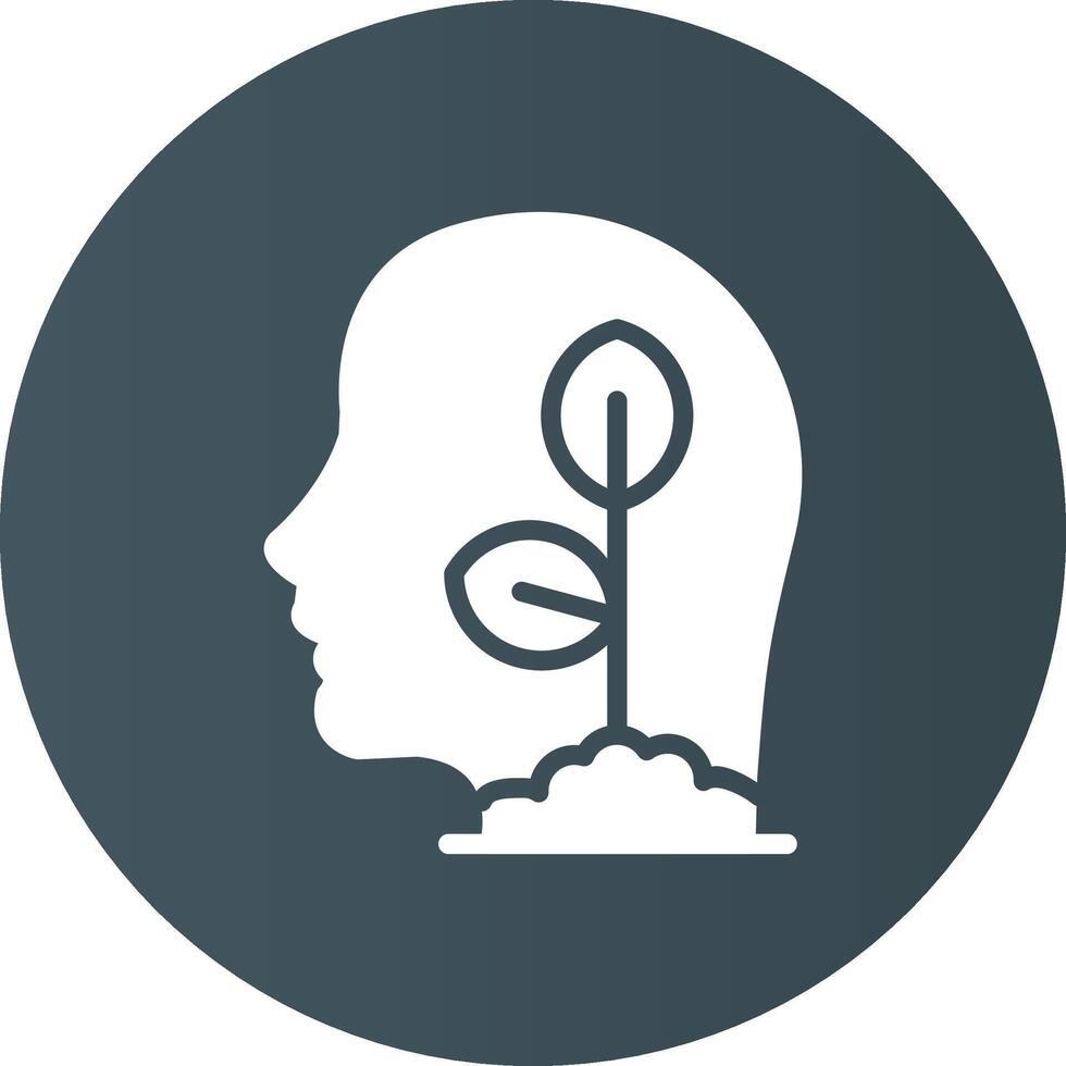 Ecologist Creative Icon Design vector