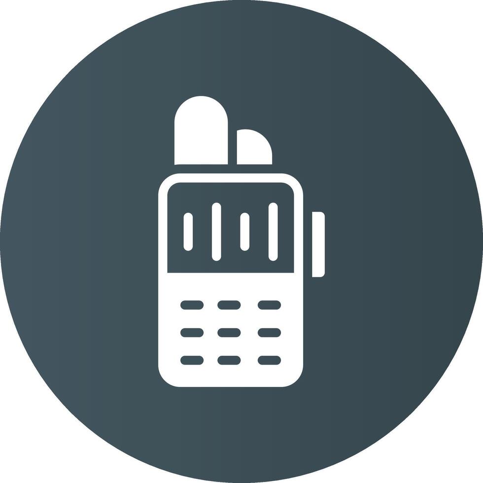 Walkie Talkie Creative Icon Design vector