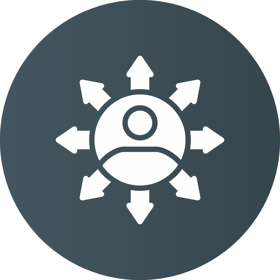 Influence Creative Icon Design vector