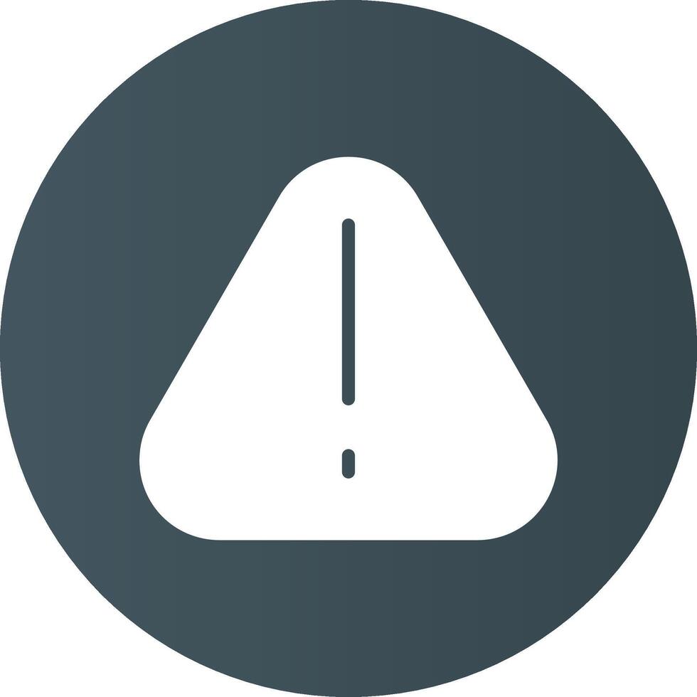 Warning Creative Icon Design vector