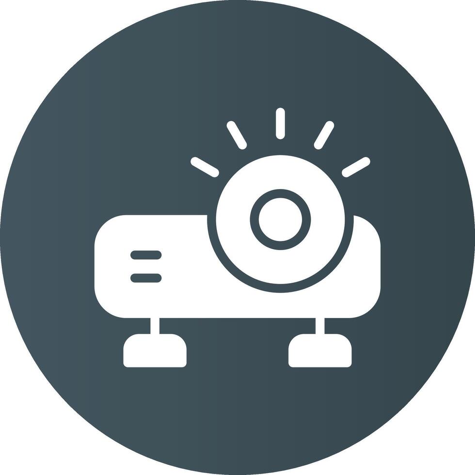 Projector Creative Icon Design vector
