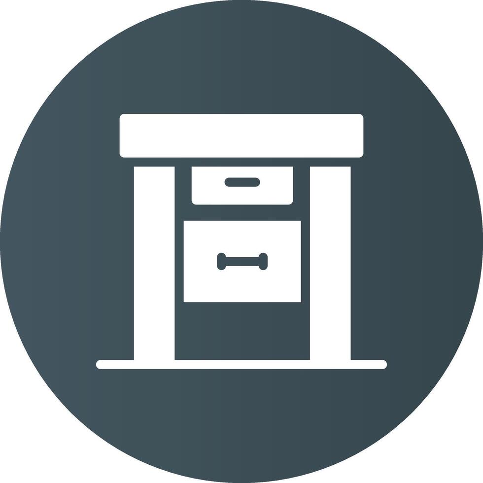 End Table Creative Icon Design vector