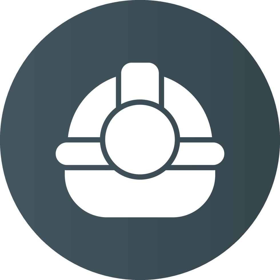 Glyph Circle Light Black Gradient vector