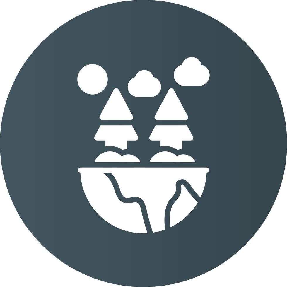 Green Environment Creative Icon Design vector