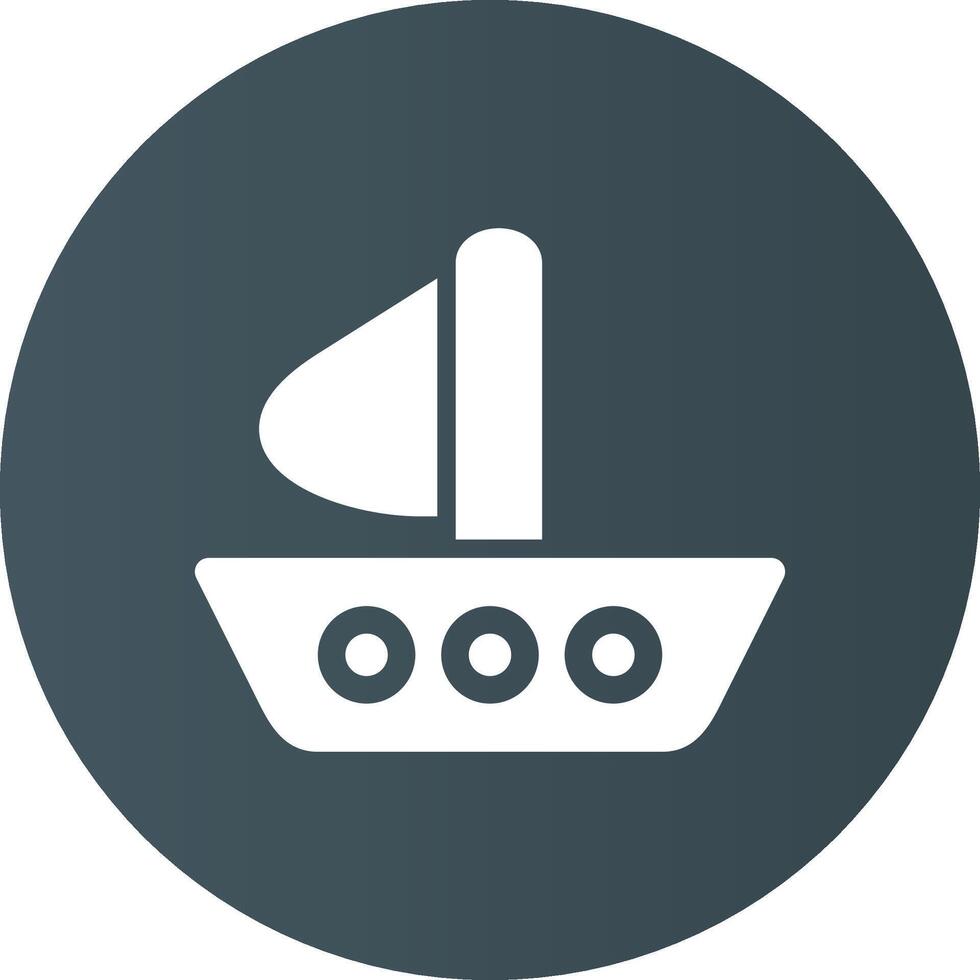 Boat Creative Icon Design vector