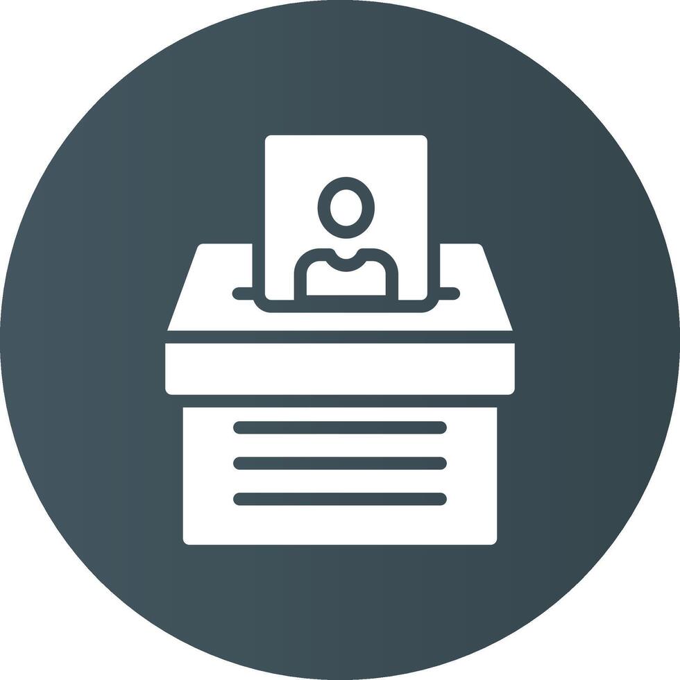 Ballot Creative Icon Design vector