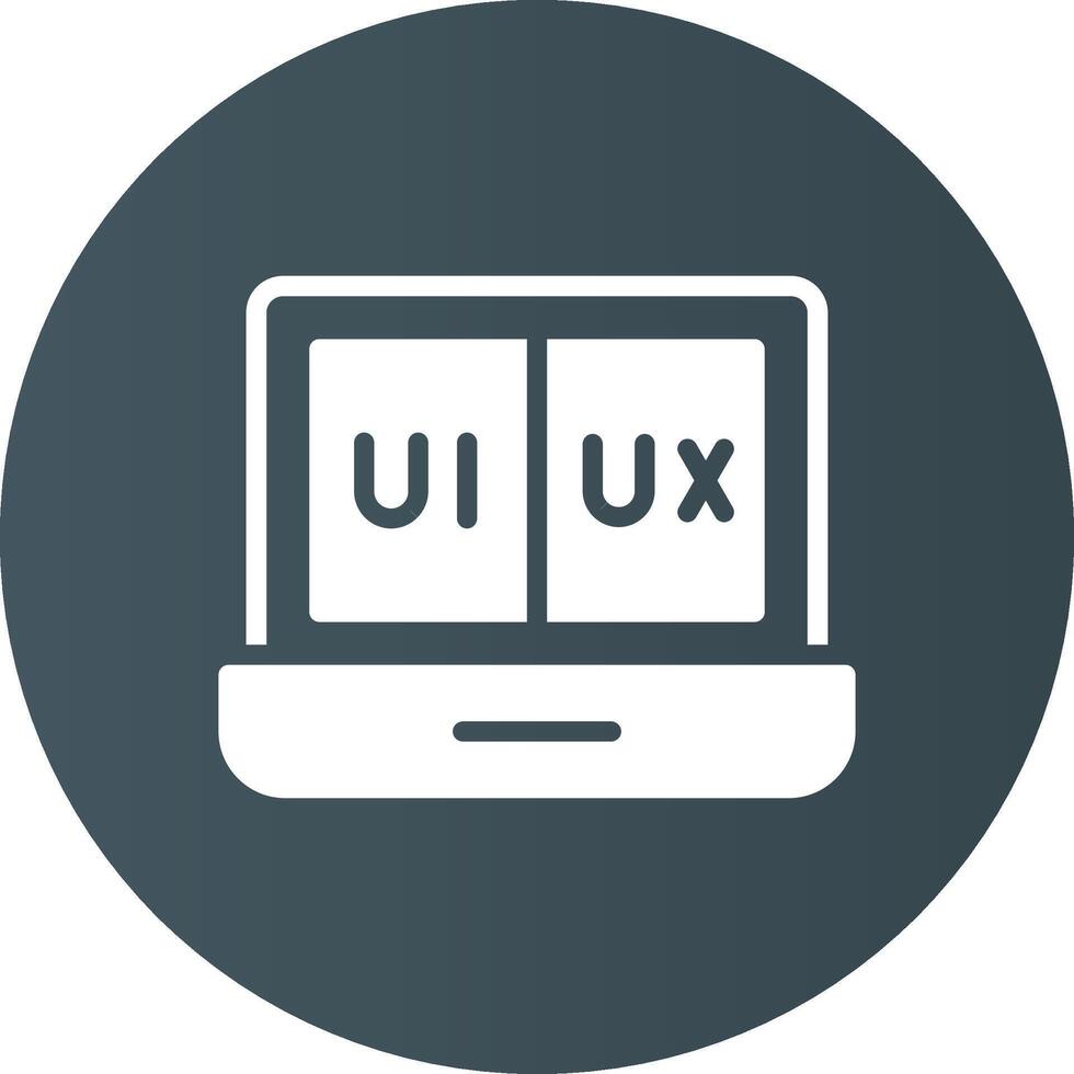 ui ux creativo icono diseño vector