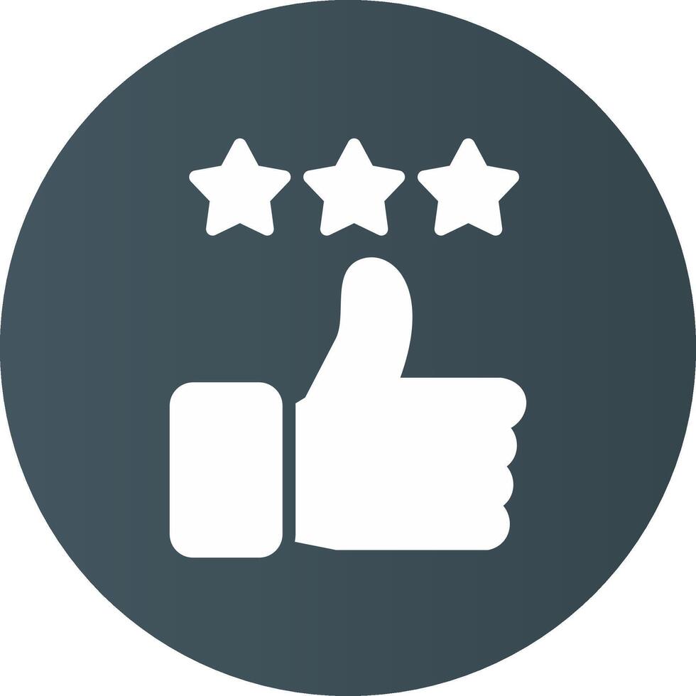 Thumbs Up Creative Icon Design vector