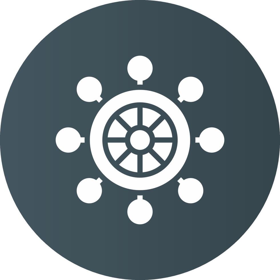 Rudder Creative Icon Design vector