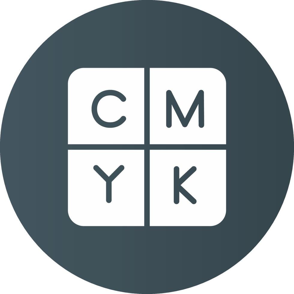CMYK Creative Icon Design vector