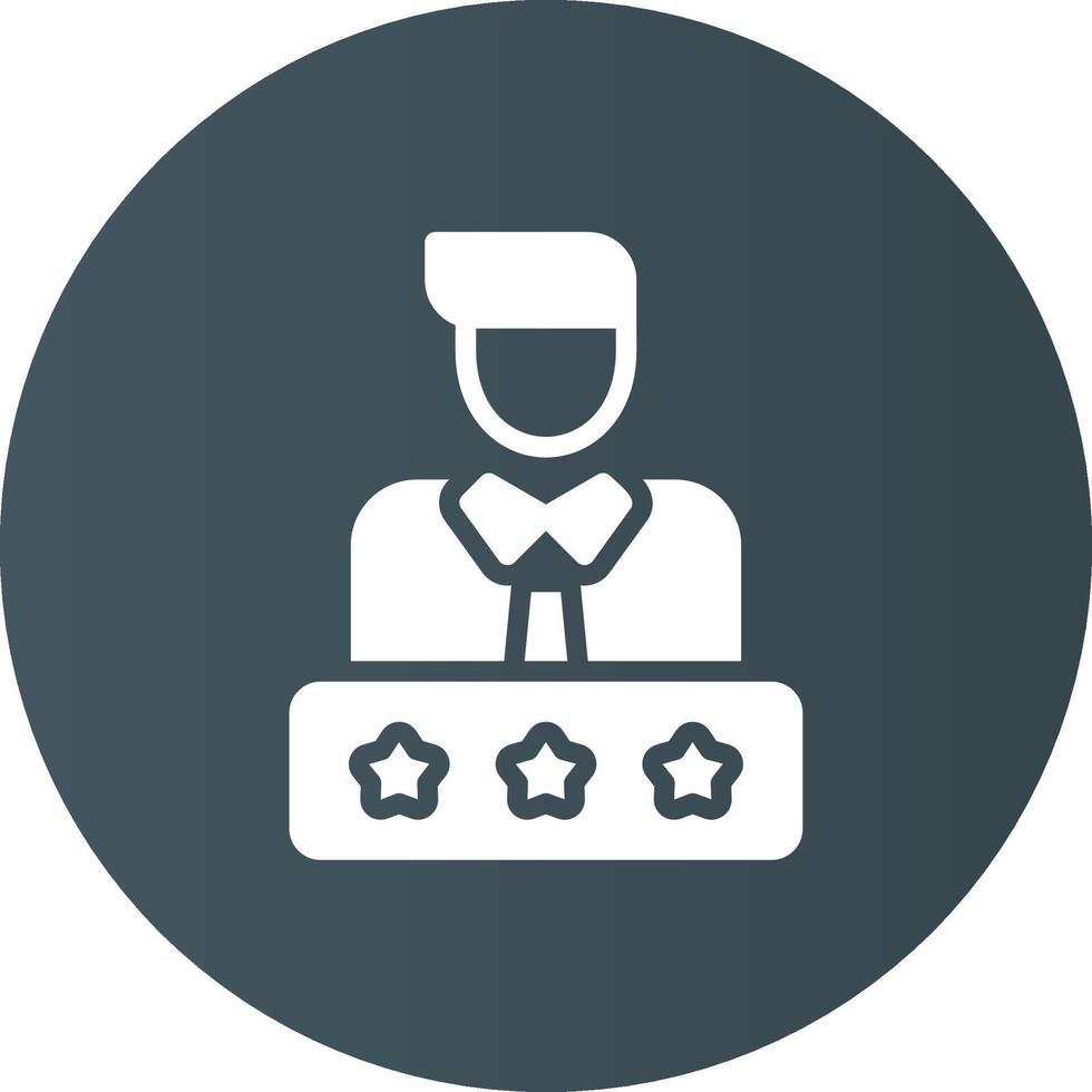 Brand Ambassador Creative Icon Design vector