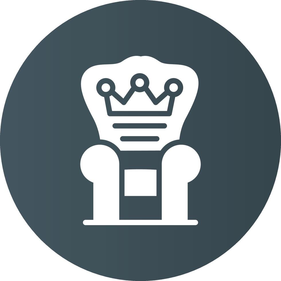 Throne Creative Icon Design vector