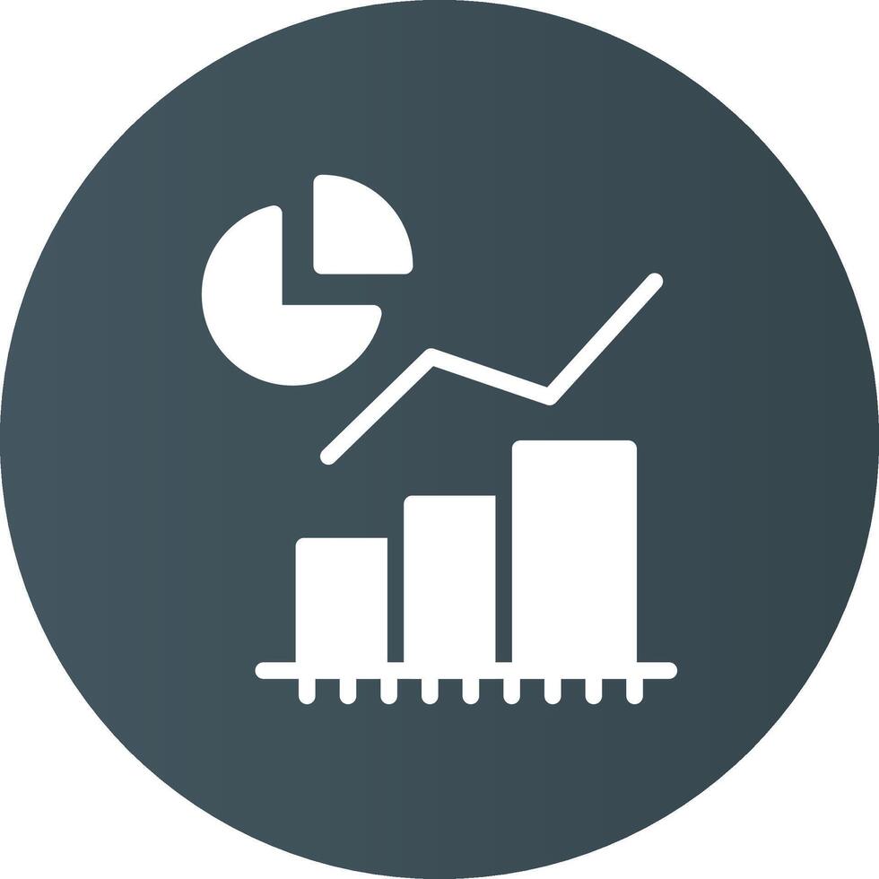 Statistical Analysis Creative Icon Design vector