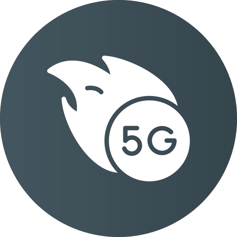 5G Creative Icon Design vector